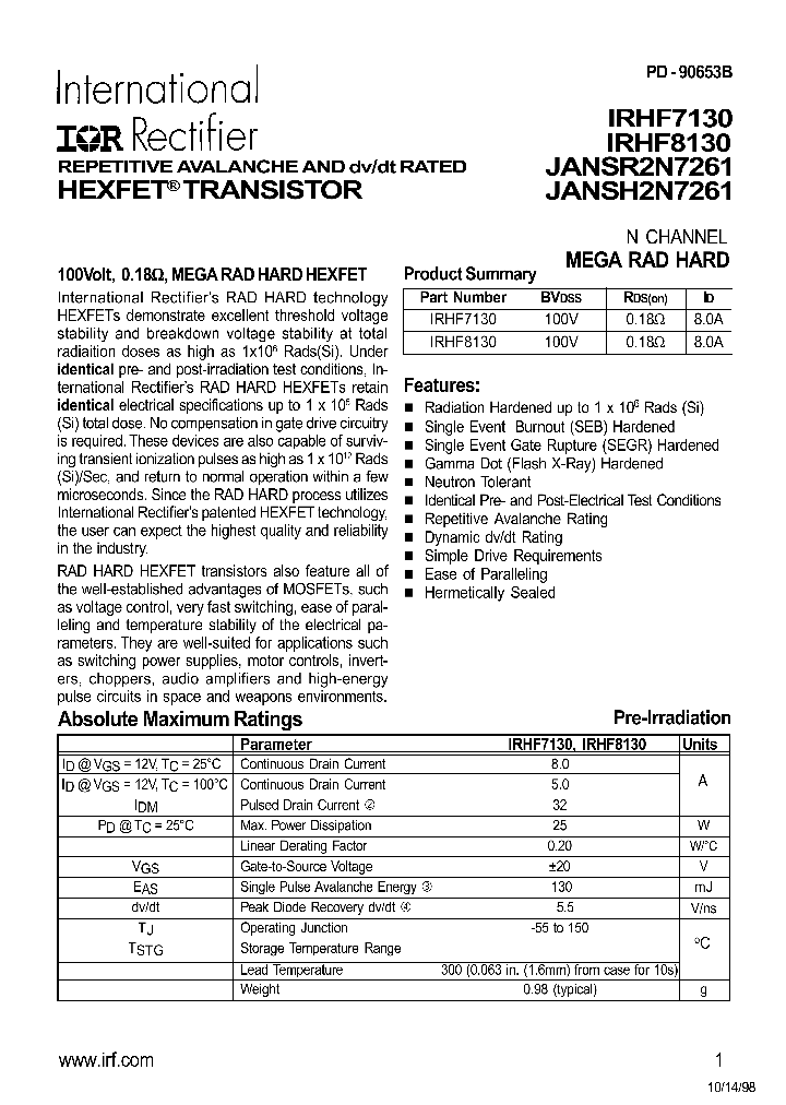 JANSH2N7261_3997311.PDF Datasheet