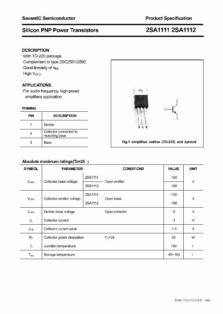 2SA1112_4182476.PDF Datasheet