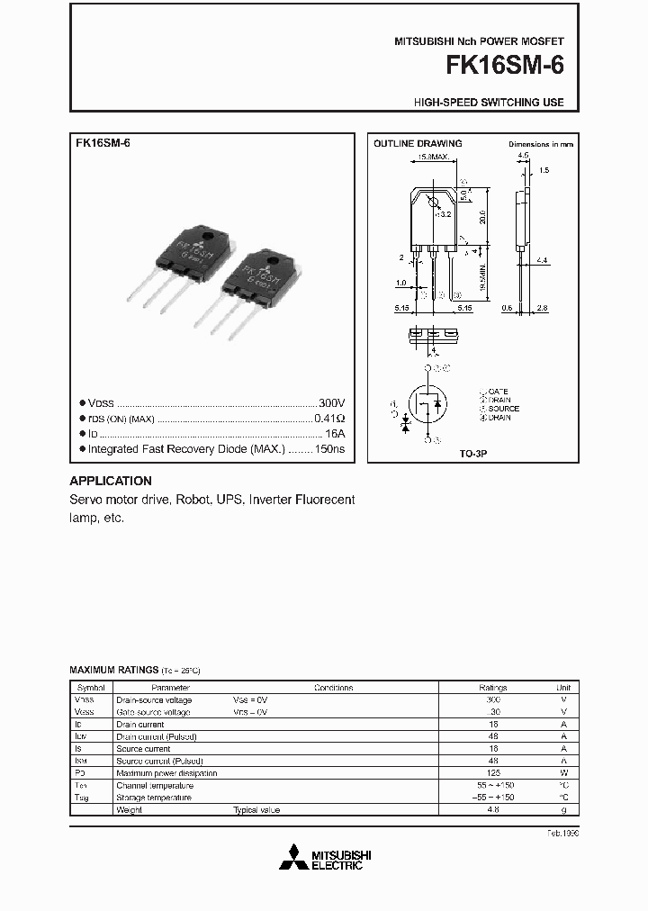 FK16SM-6_4184093.PDF Datasheet