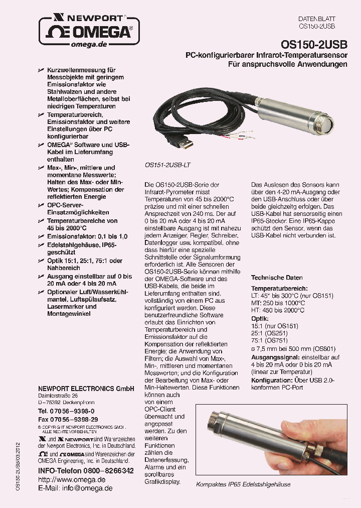 OS150-2USB_4184973.PDF Datasheet