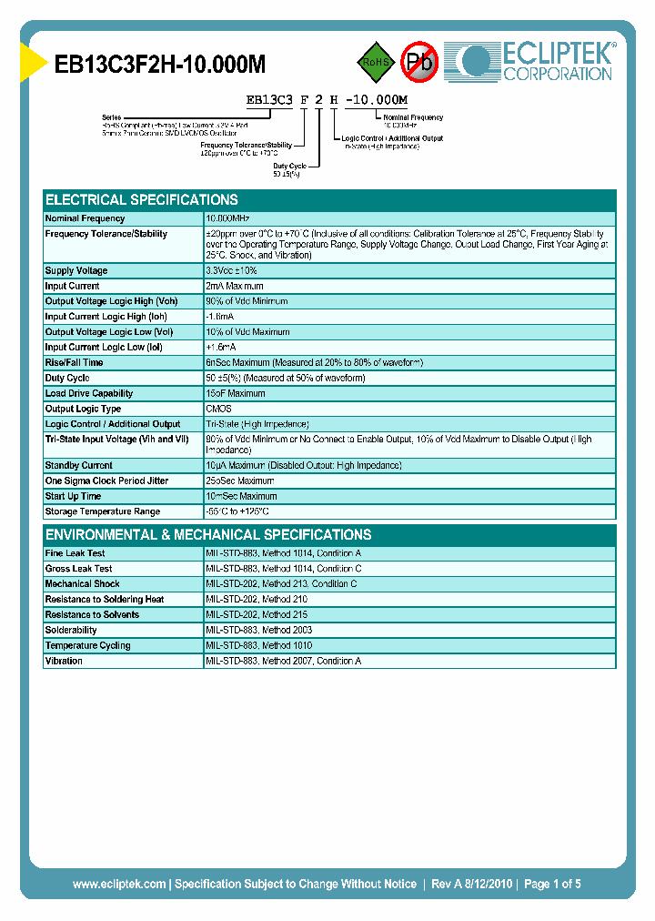 EB13C3F2H-10000M_4015100.PDF Datasheet