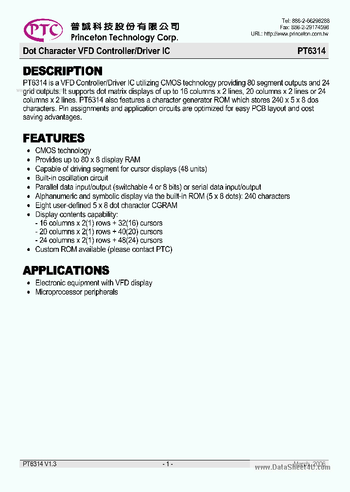 PT6314_4200401.PDF Datasheet