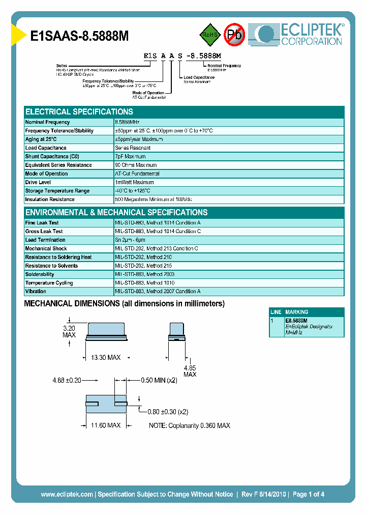 E1SAAS-85888M_4072697.PDF Datasheet