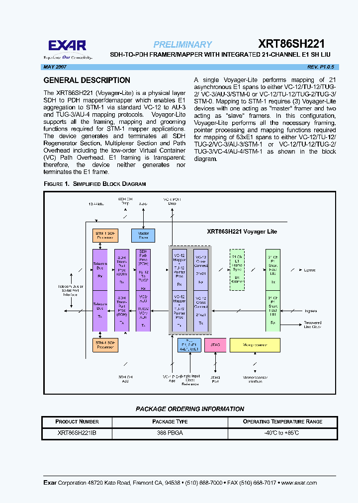 XRT86SH221_4079582.PDF Datasheet