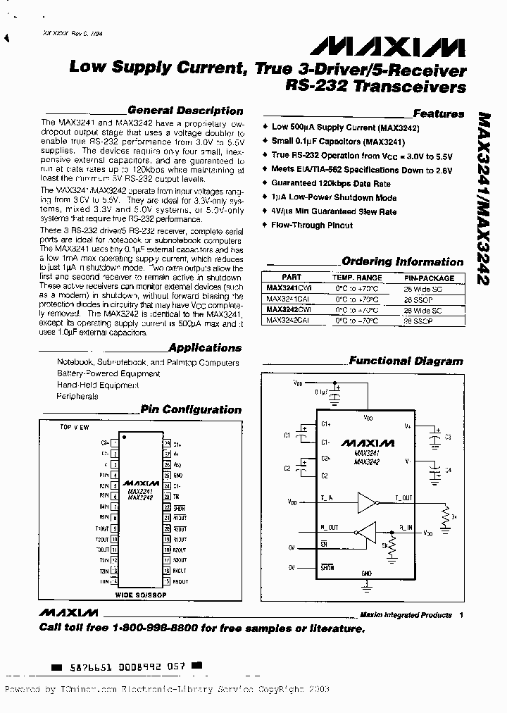 MAX3242CAI_4087001.PDF Datasheet