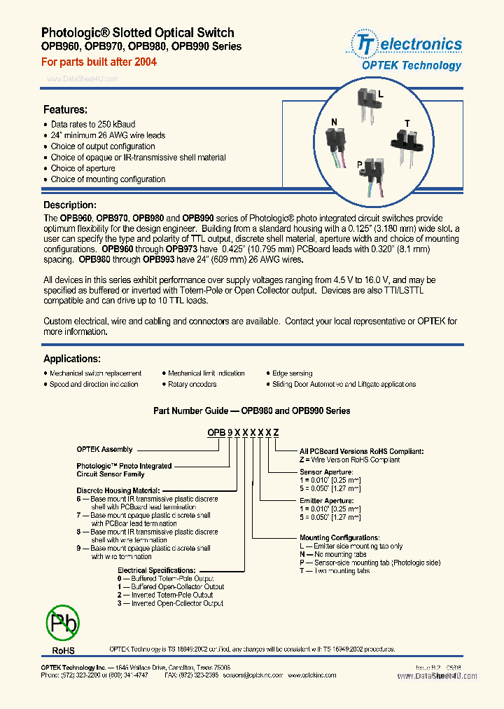 OPB990_4231432.PDF Datasheet