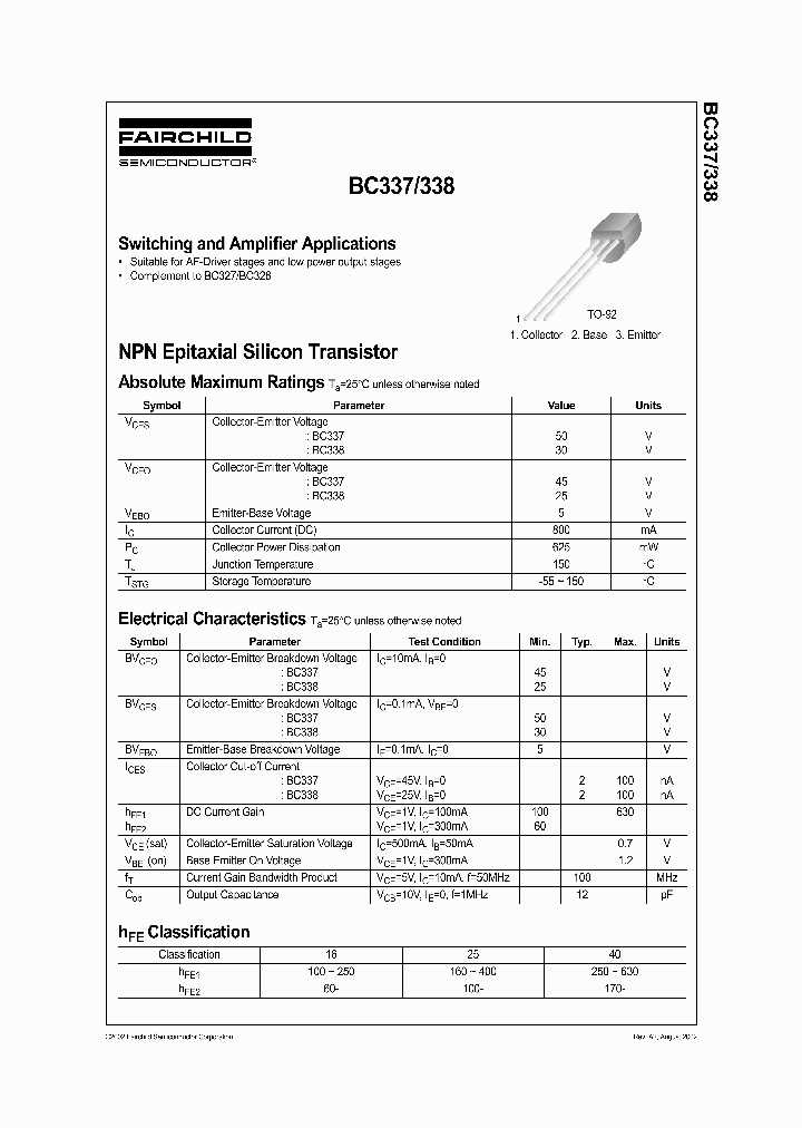 BC337BU_4103640.PDF Datasheet