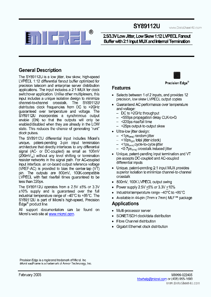 SY89112U_4233533.PDF Datasheet