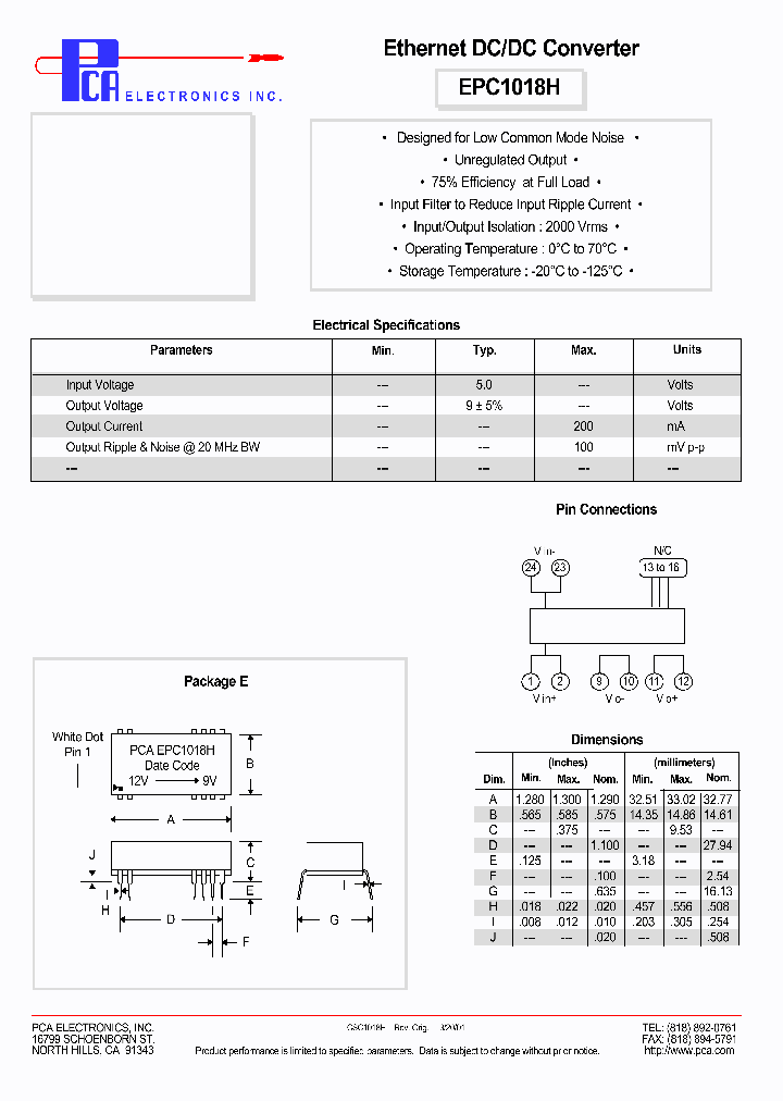 EPC1018H_4236200.PDF Datasheet