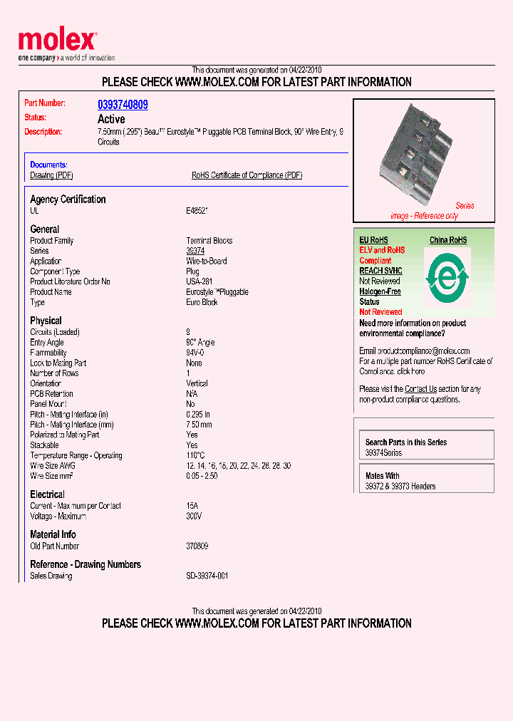 39374-0809_4237395.PDF Datasheet