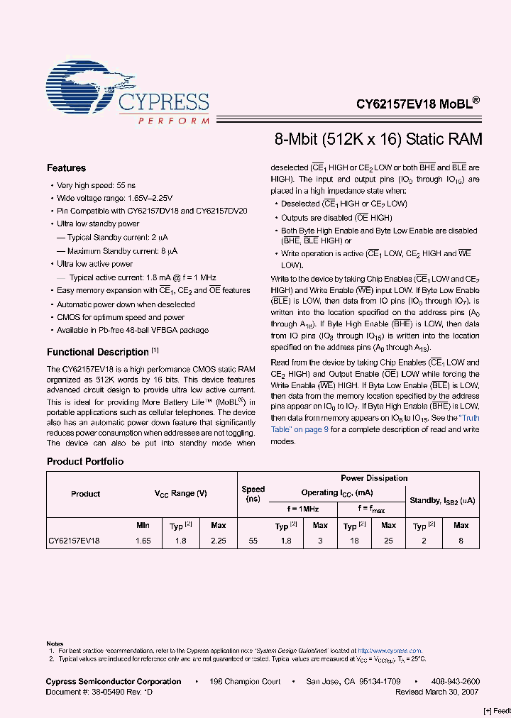 CY62157EV18LL-55BVXI_4125475.PDF Datasheet