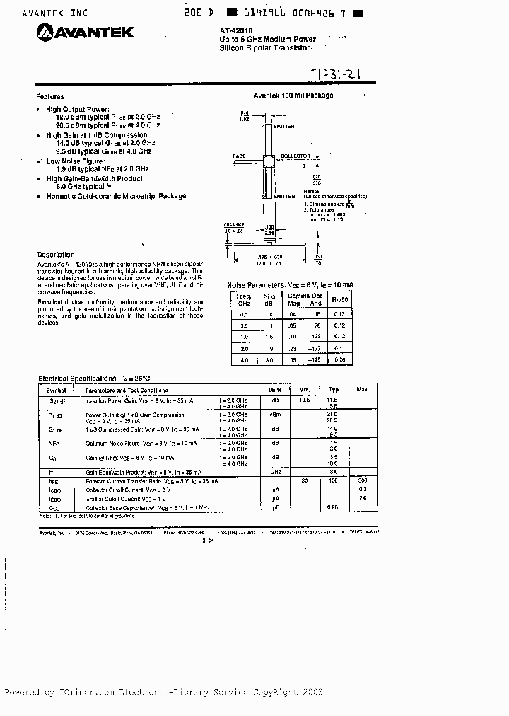 AT42010_4126209.PDF Datasheet