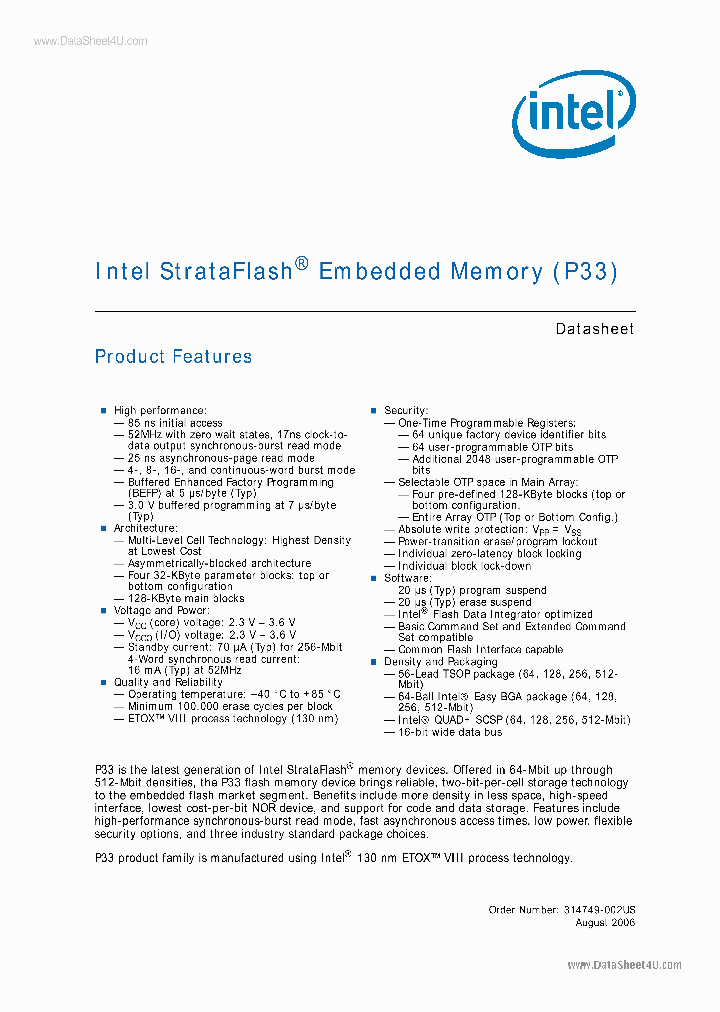 28F128P33_4239360.PDF Datasheet