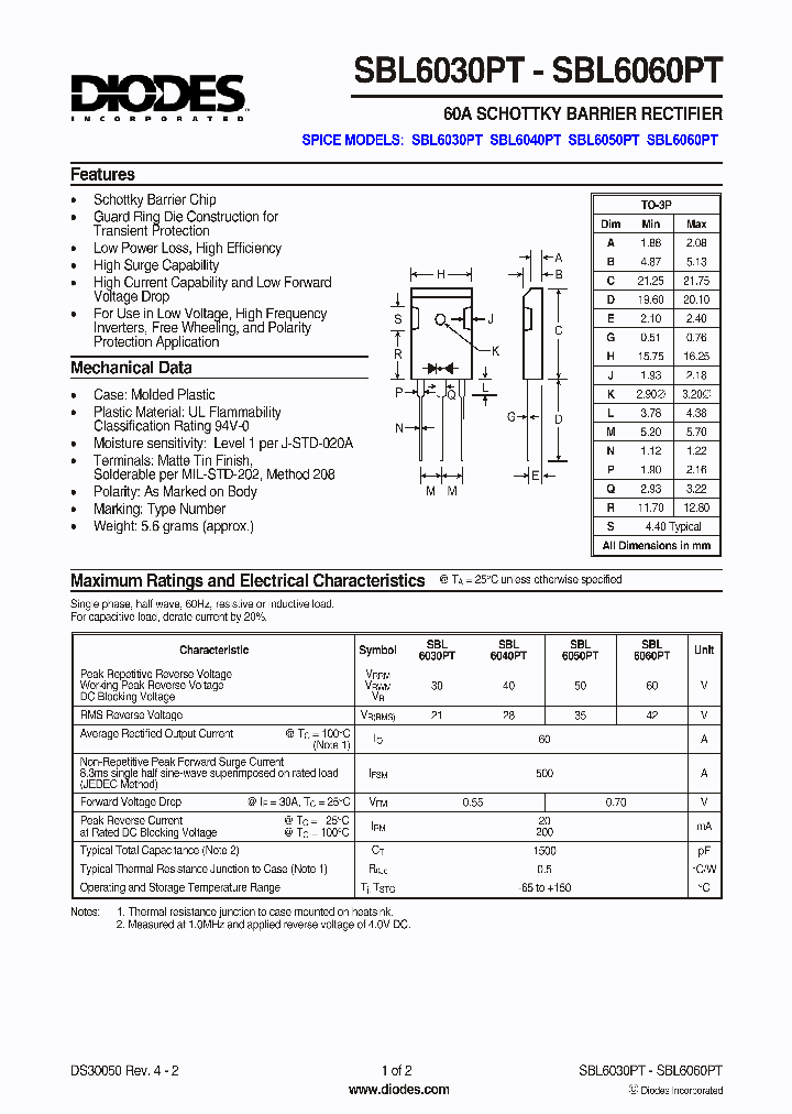 SBL6030PT_4239365.PDF Datasheet