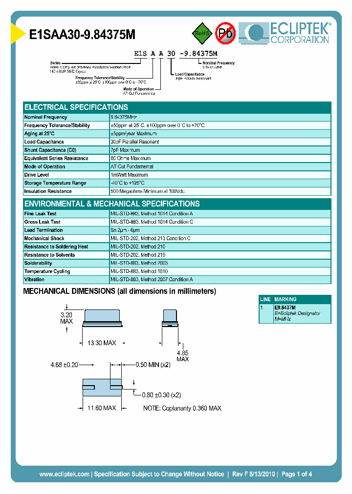 E1SAA30-984375M_4152628.PDF Datasheet