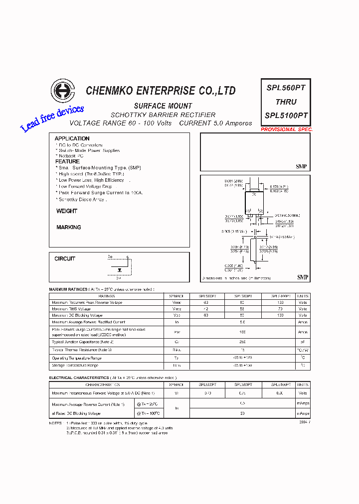 SPL580PT_4240737.PDF Datasheet