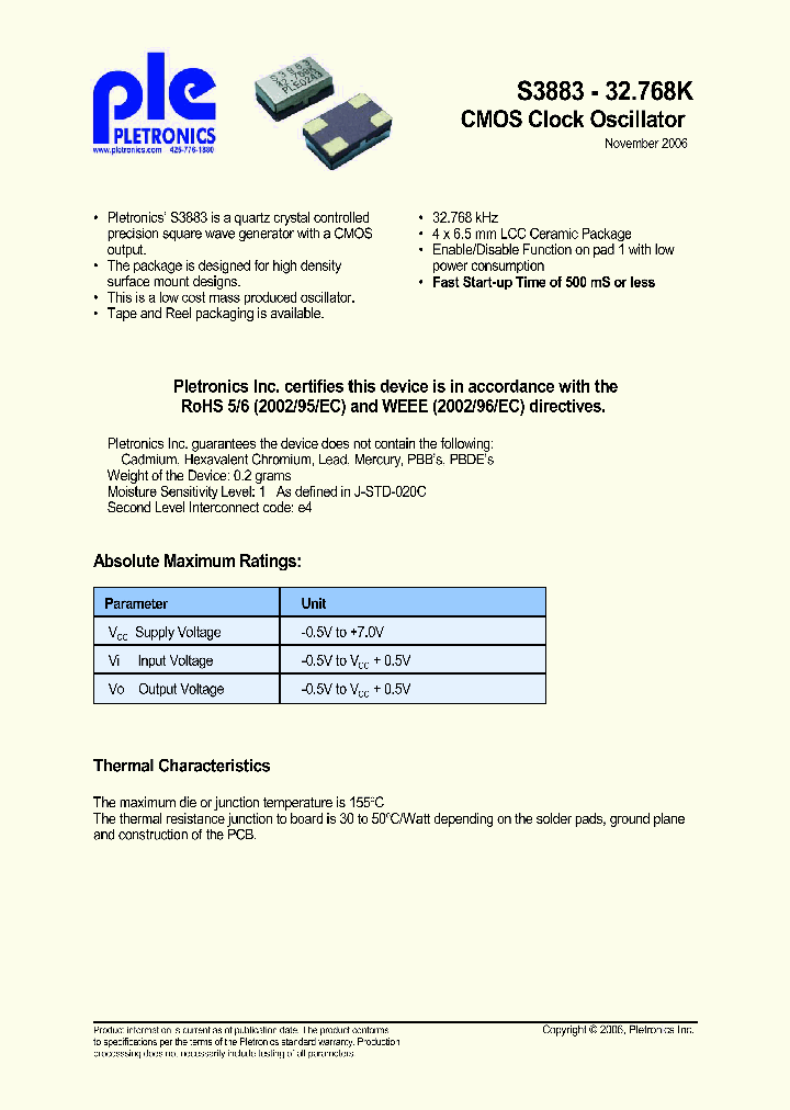 S3883-32768K_4162423.PDF Datasheet