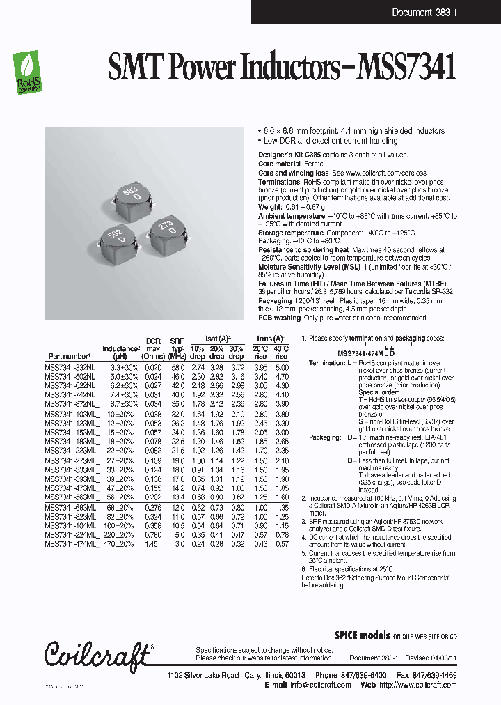 MSS7341-104MLB_4167584.PDF Datasheet
