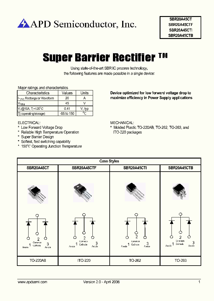 SBR20A45CTB_4174083.PDF Datasheet