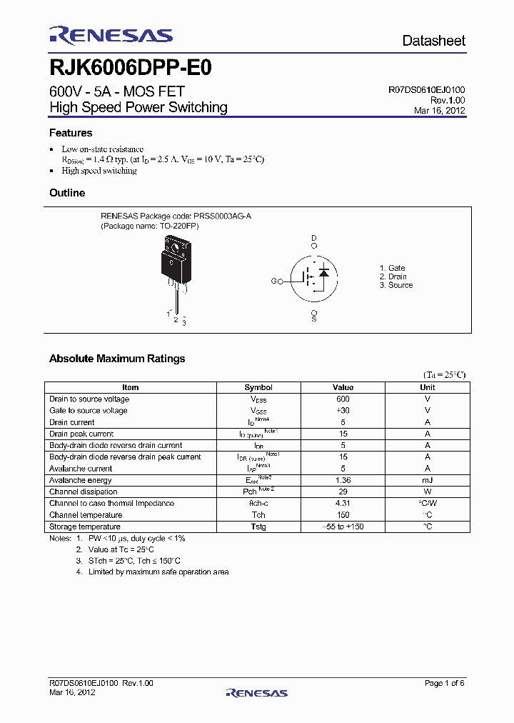 RJK6006DPP-E0_4244012.PDF Datasheet