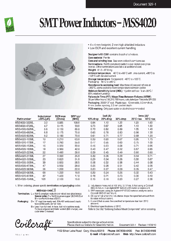 MSS4020-103MLB_4174319.PDF Datasheet
