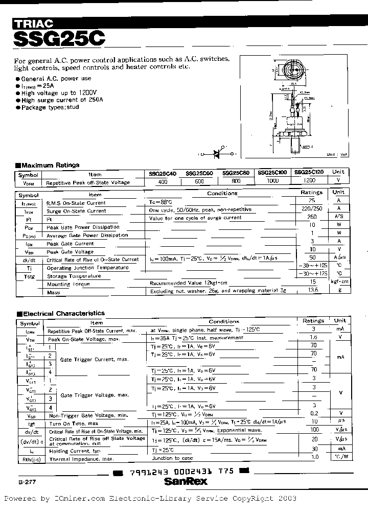 SSG25C120_4176540.PDF Datasheet
