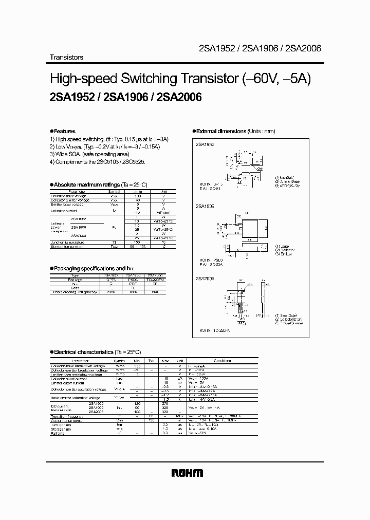 2SA2006_4182739.PDF Datasheet