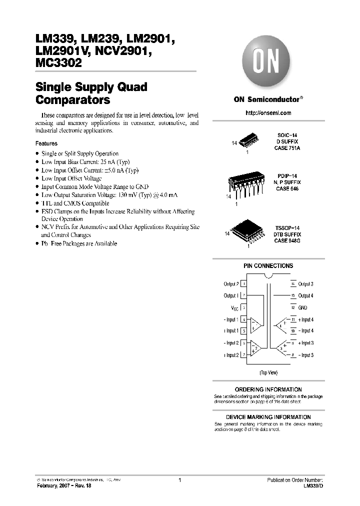 NCV2901DR2_4192988.PDF Datasheet