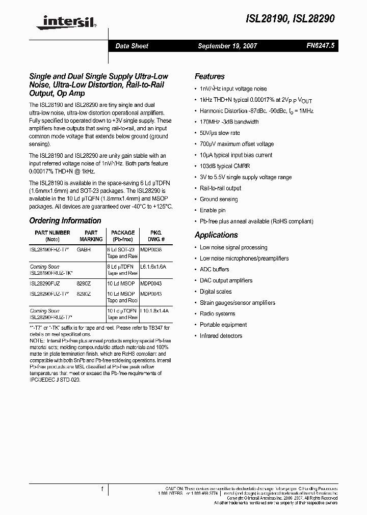 ISL28190FRUZ-TK_4194862.PDF Datasheet