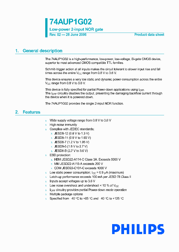 74AUP1G02GM132_4194909.PDF Datasheet