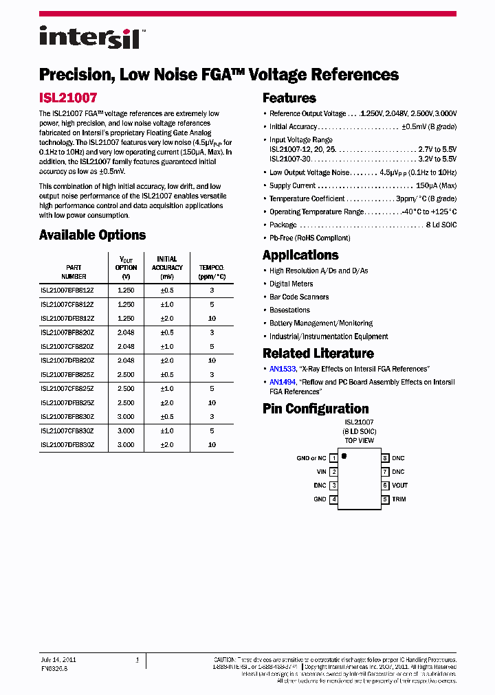 ISL21007CFB812Z_4204901.PDF Datasheet