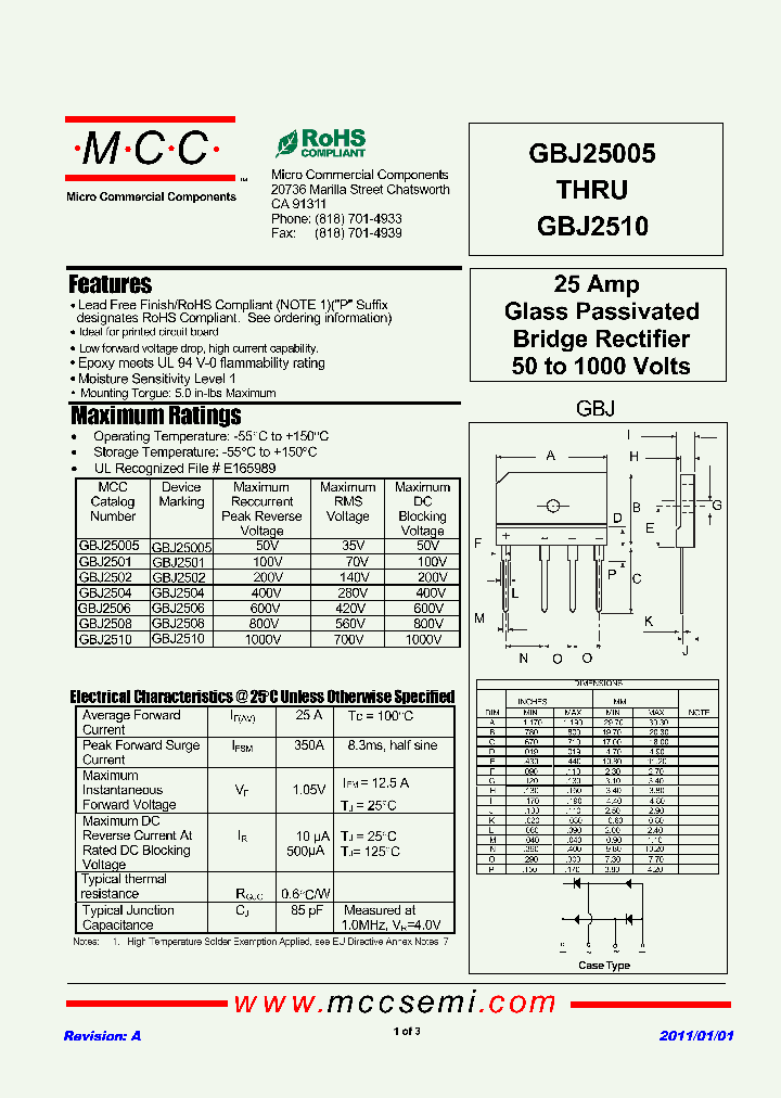 GBJ25005-BP_4205522.PDF Datasheet