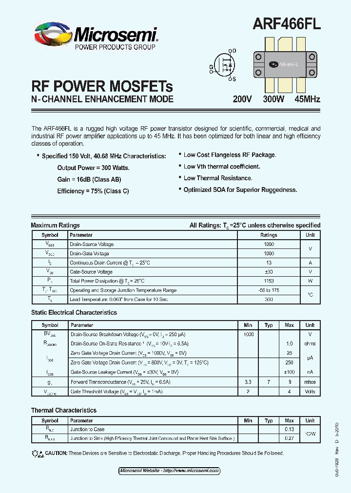 ARF466FL_4216011.PDF Datasheet