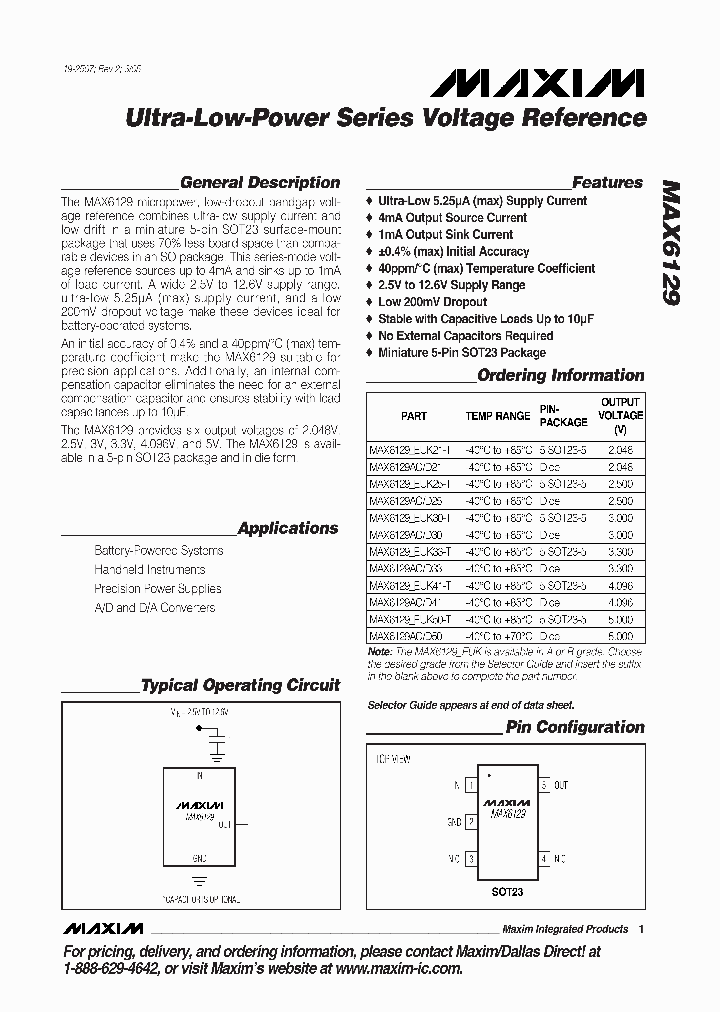 MAX6129AEUK21-T_4236832.PDF Datasheet