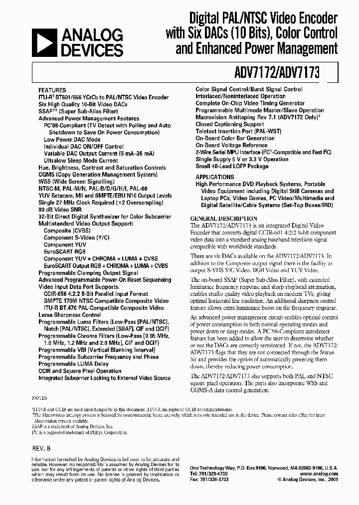 ADV7173KSTZ-REEL_4235708.PDF Datasheet