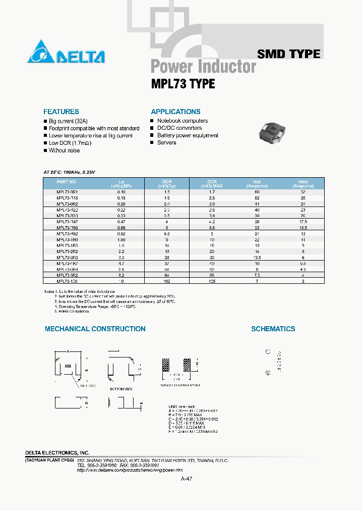 MPL73-R33_4235482.PDF Datasheet