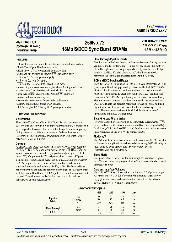 GS816272CC-200V_4234868.PDF Datasheet