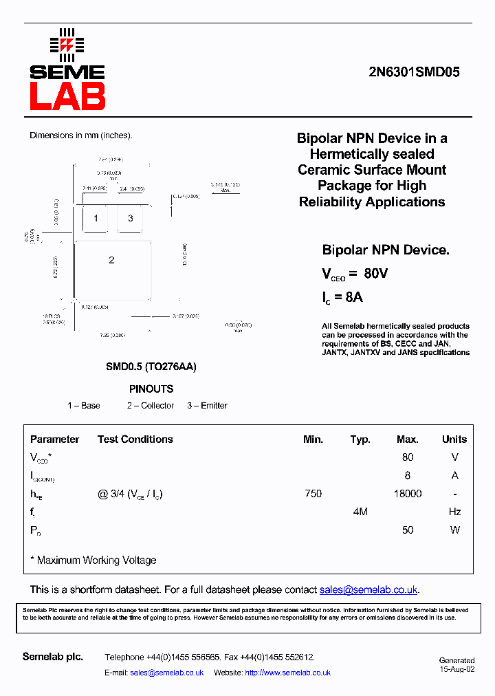2N6301SMD05_4257142.PDF Datasheet