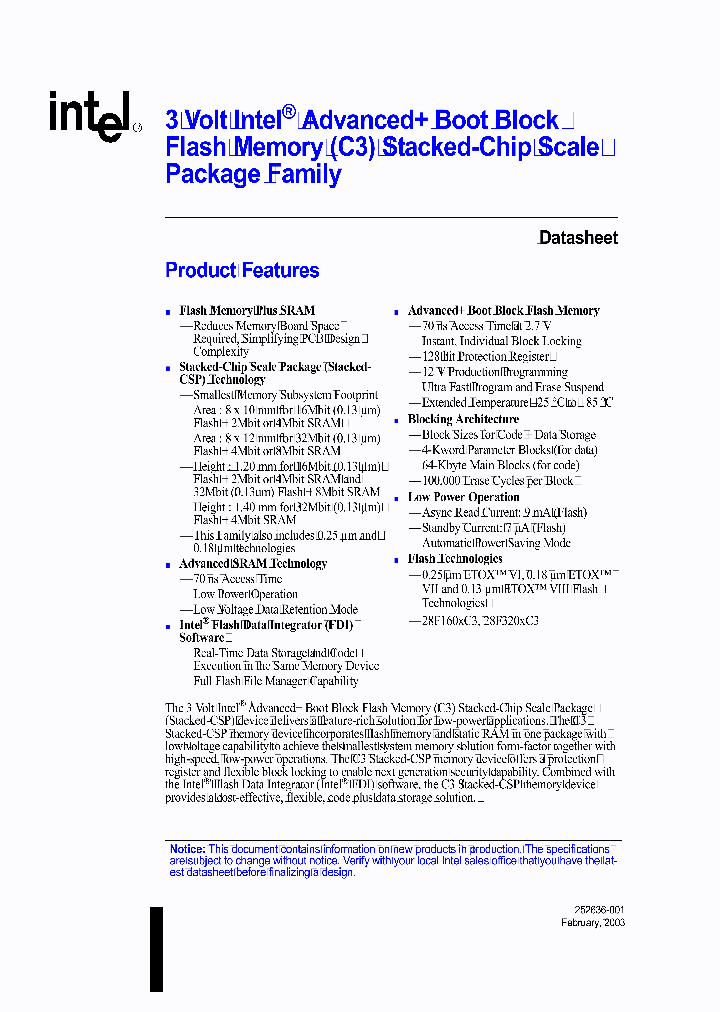 RD28F3208C3T70_4261775.PDF Datasheet