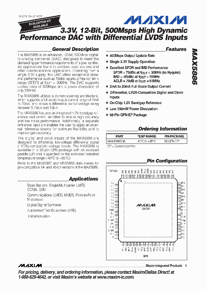 MAX5886EGK-TD_4263664.PDF Datasheet