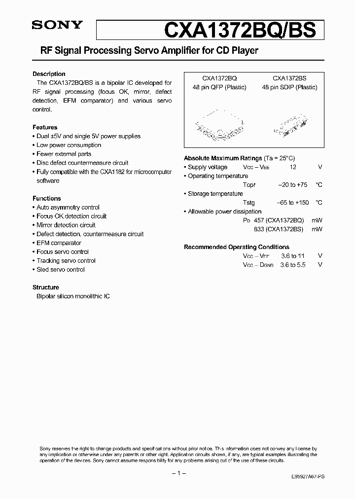 CXA1372BS_4273894.PDF Datasheet