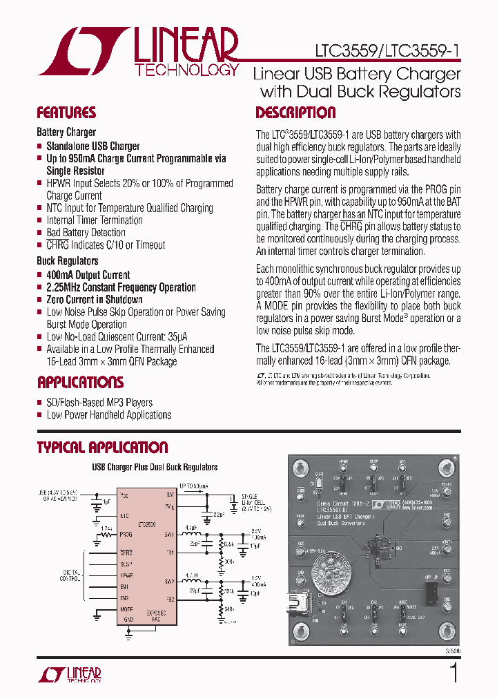 LTC3559EUD-1PBF_4277493.PDF Datasheet