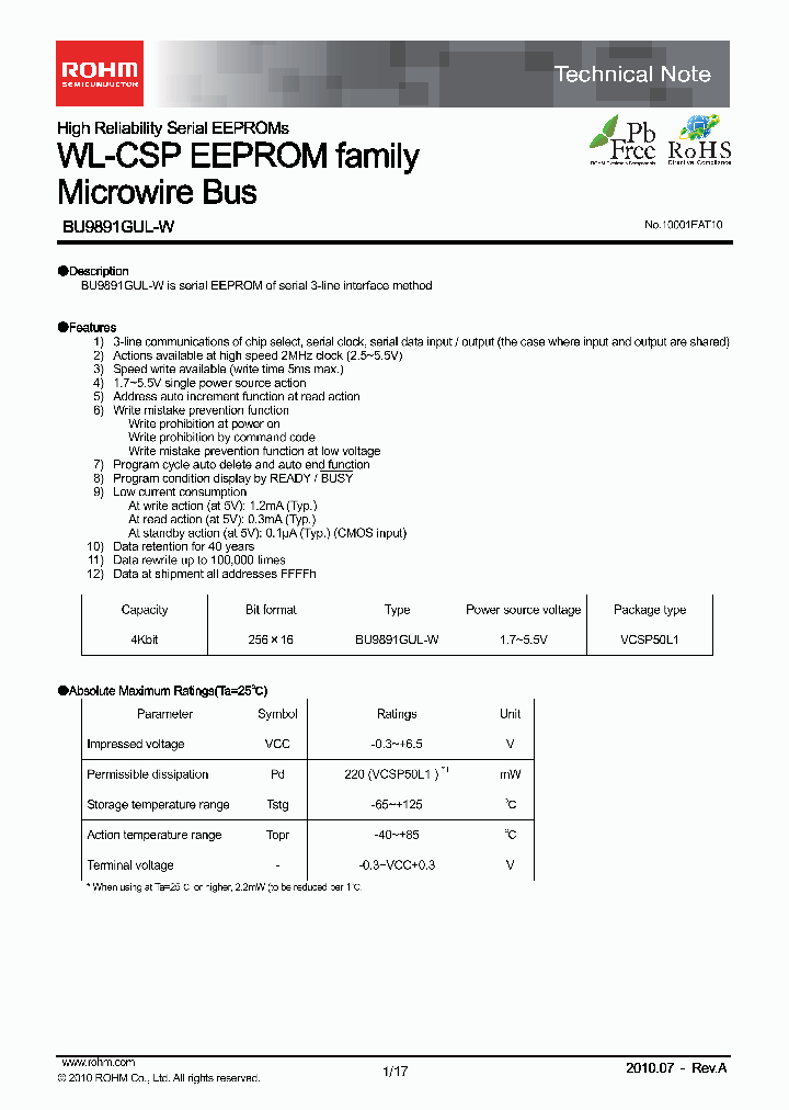 BU9891GUL-WE2_4280149.PDF Datasheet