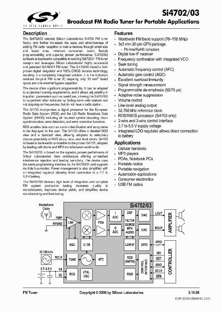 SI4703_4290099.PDF Datasheet
