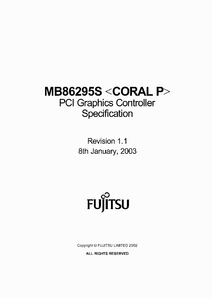 MB86295_4291774.PDF Datasheet