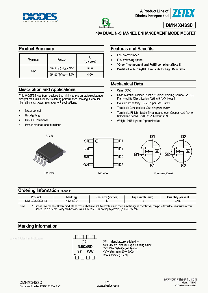 DMN4034SSD_4313749.PDF Datasheet