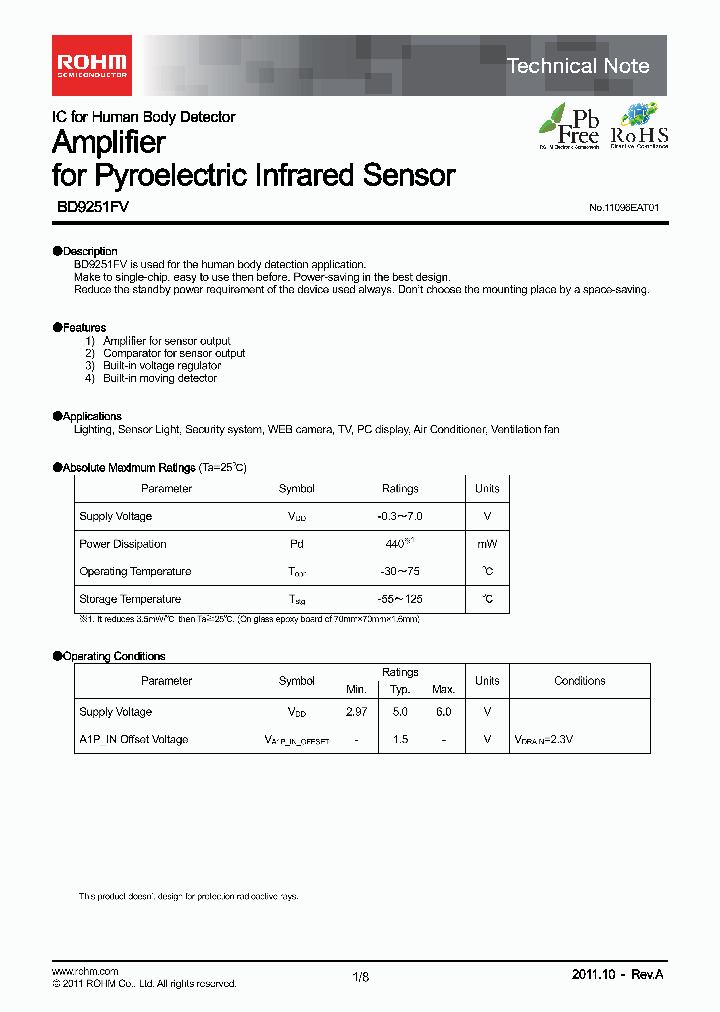 BD9251FV11_4324833.PDF Datasheet