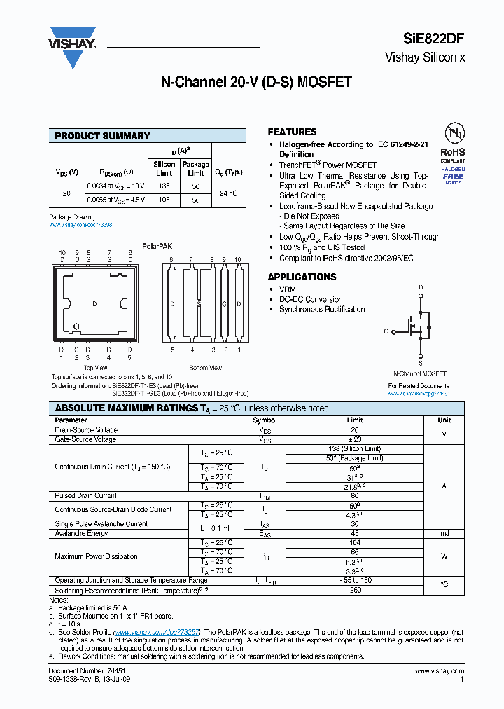 SIE822DF-T1-E3_4336962.PDF Datasheet