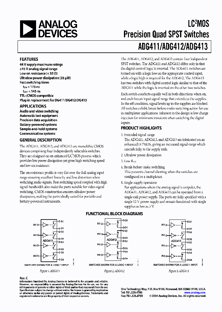 ADG411BCHIPS_4348298.PDF Datasheet