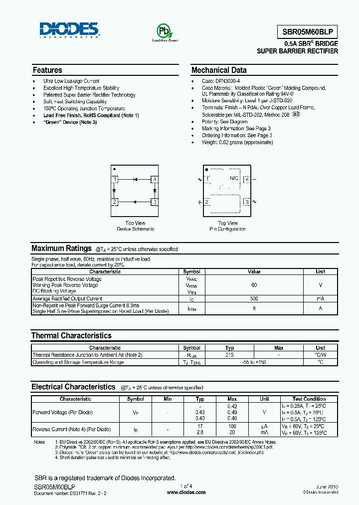 SBR05M60BLP_4348145.PDF Datasheet